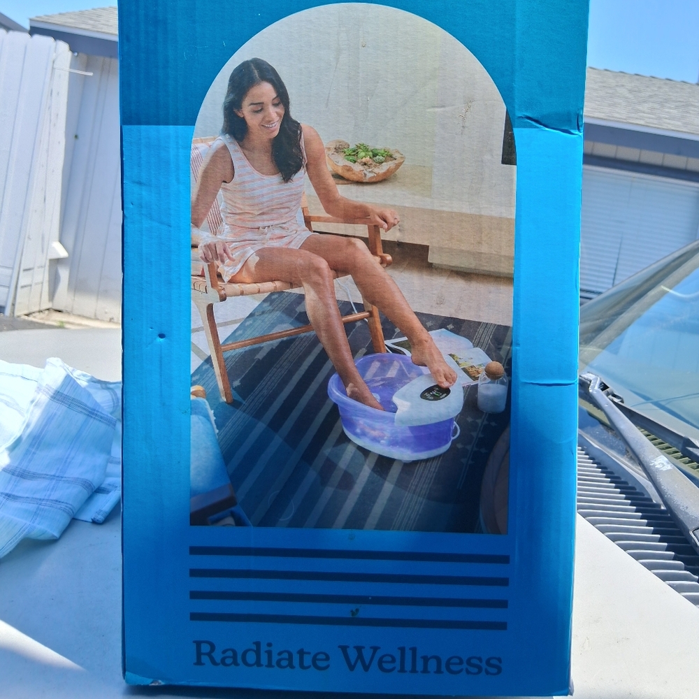 Homedics Blue Bath Accessories Foot Spa - Picture 4 of 4